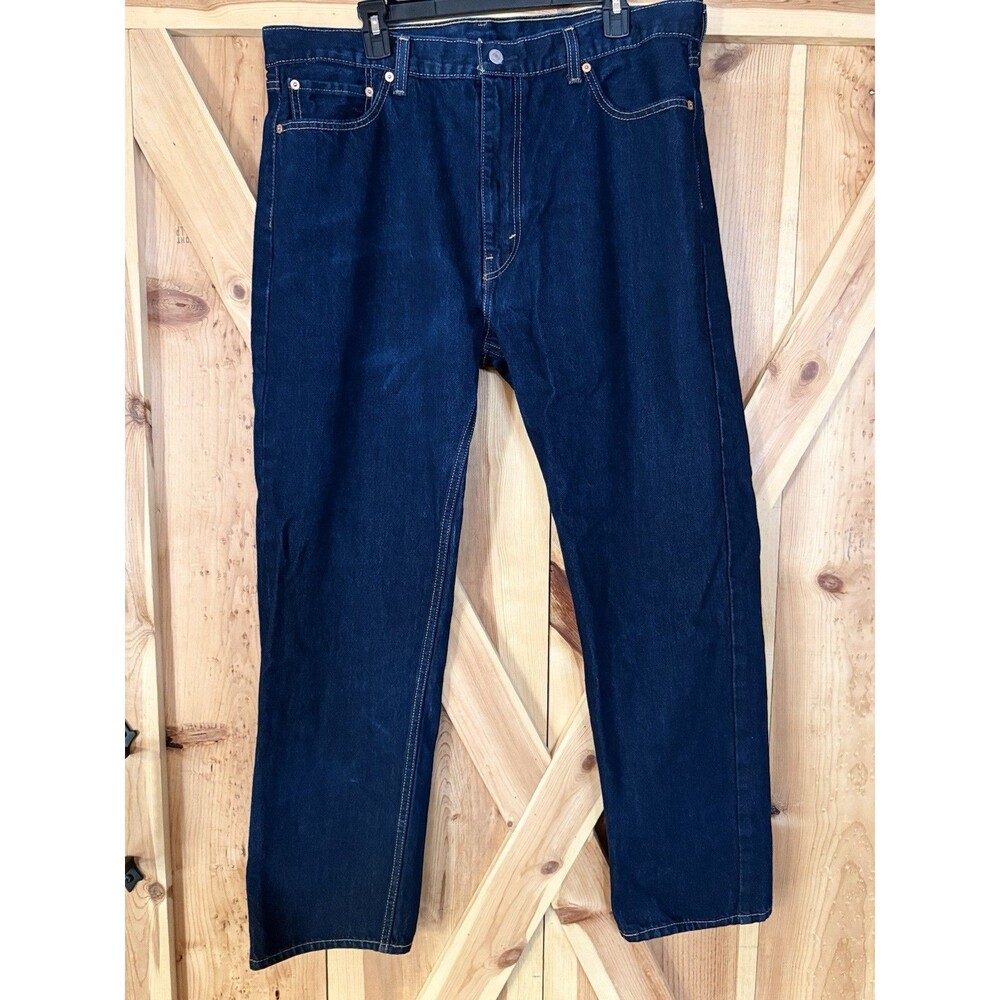 Levi’s 505 Regular Fit Straight Leg Jeans Men 40x32  Cotton Workwear Denim